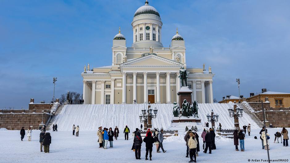Finland, the world's happiest nation, faces a glum winter
