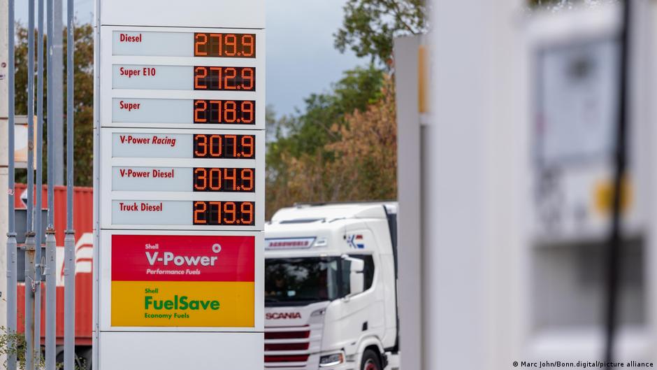 Diesel prices are surging putting further pressure on Europe